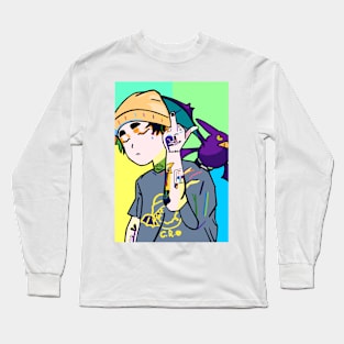 Street kids pop art Long Sleeve T-Shirt